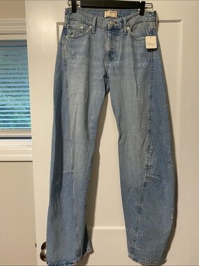Free People Fable Twisted Seam Jeans ❌ flawed button